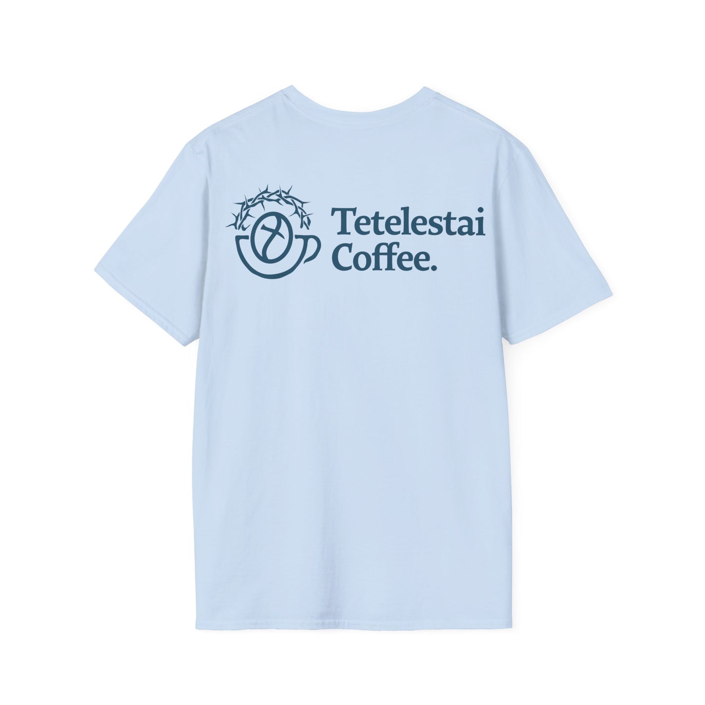 Tetelestai Coffee Logo Unisex Softstyle T-Shirt v2.0