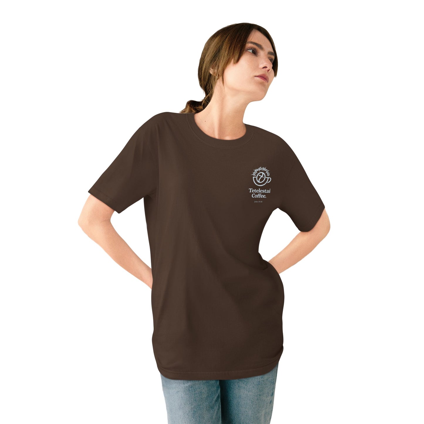 Tetelestai Coffee Organic Cotton T-Shirt - Casual Comfort for Coffee Lovers