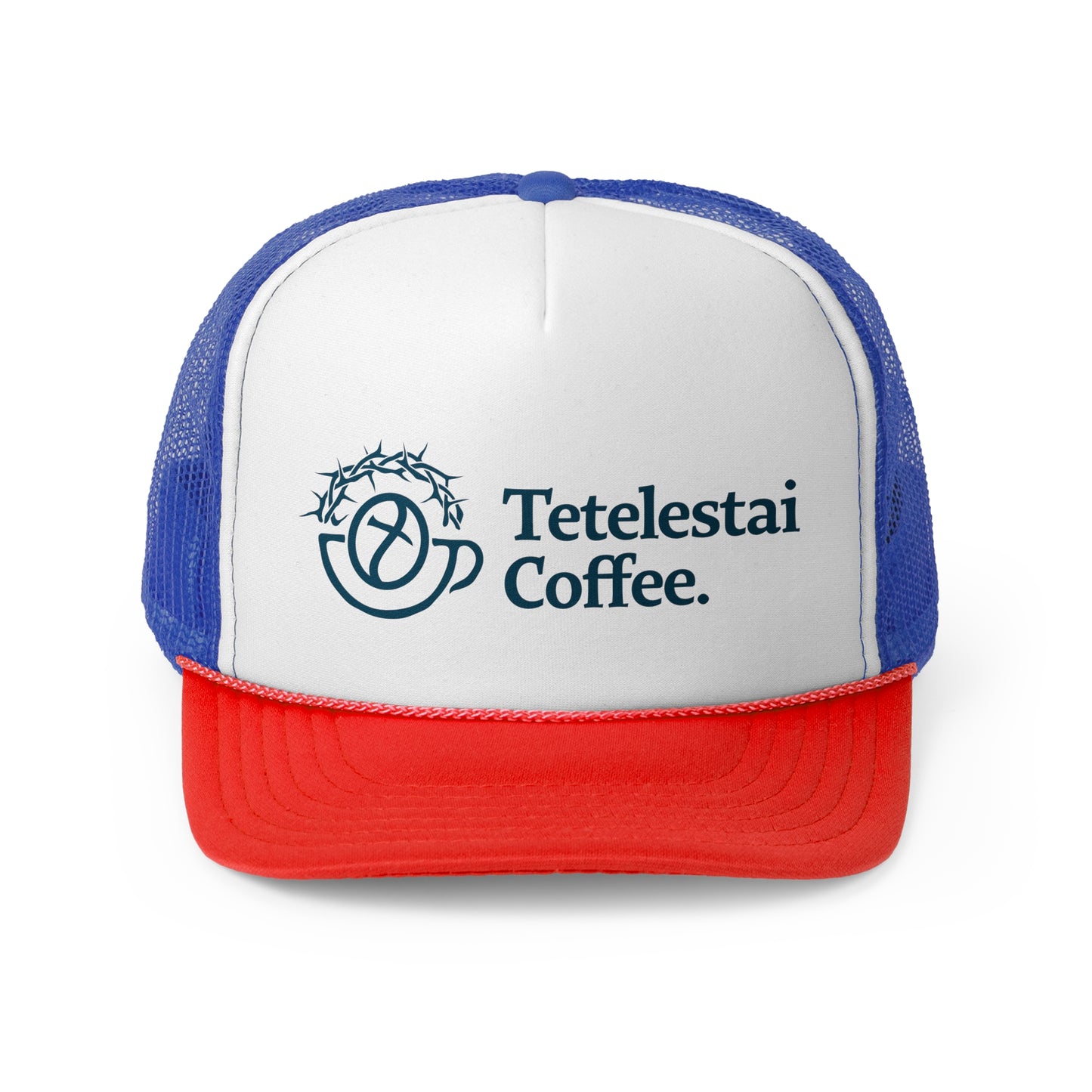 Tetelestai Coffee Trucker Cap - Stylish Coffee Lovers Hat for Casual Outings and Events