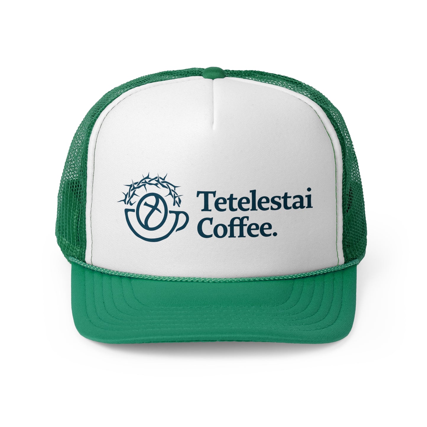 Tetelestai Coffee Trucker Cap - Stylish Coffee Lovers Hat for Casual Outings and Events