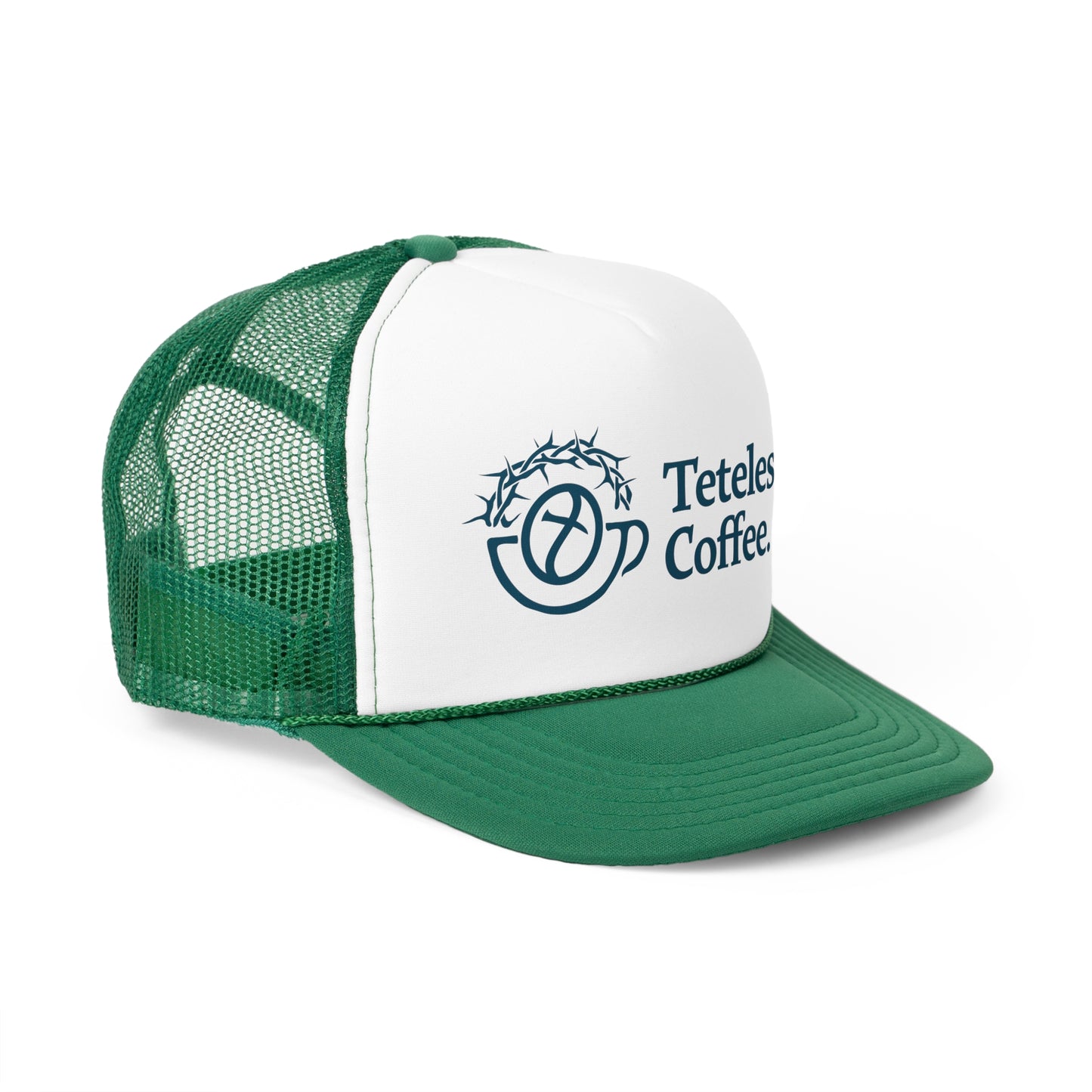 Tetelestai Coffee Trucker Cap - Stylish Coffee Lovers Hat for Casual Outings and Events