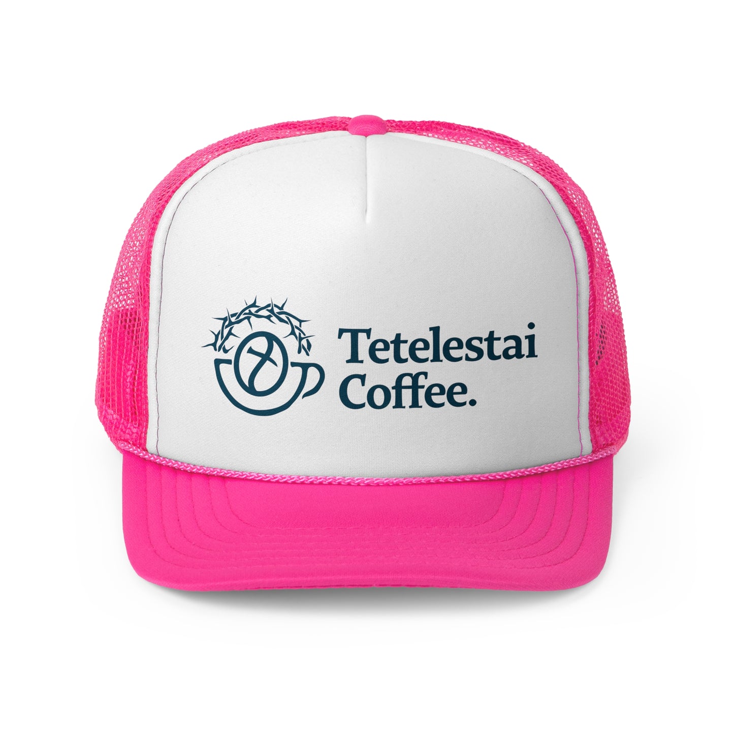 Tetelestai Coffee Trucker Cap - Stylish Coffee Lovers Hat for Casual Outings and Events