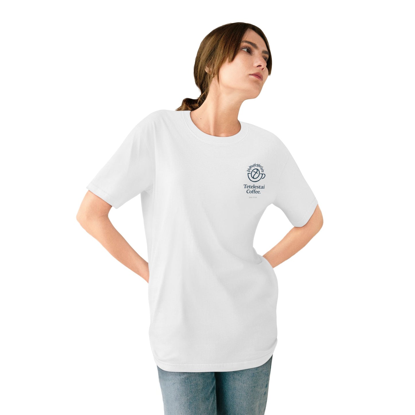 Tetelestai Coffee Organic Cotton T-Shirt - Casual Comfort for Coffee Lovers