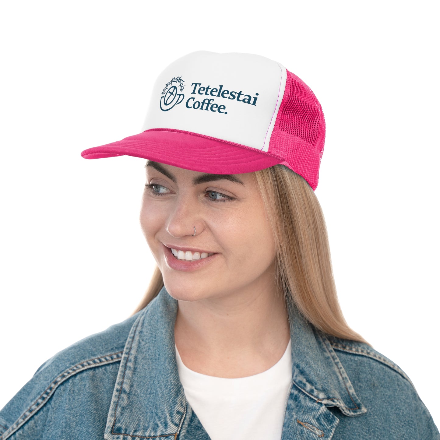 Tetelestai Coffee Trucker Cap - Stylish Coffee Lovers Hat for Casual Outings and Events