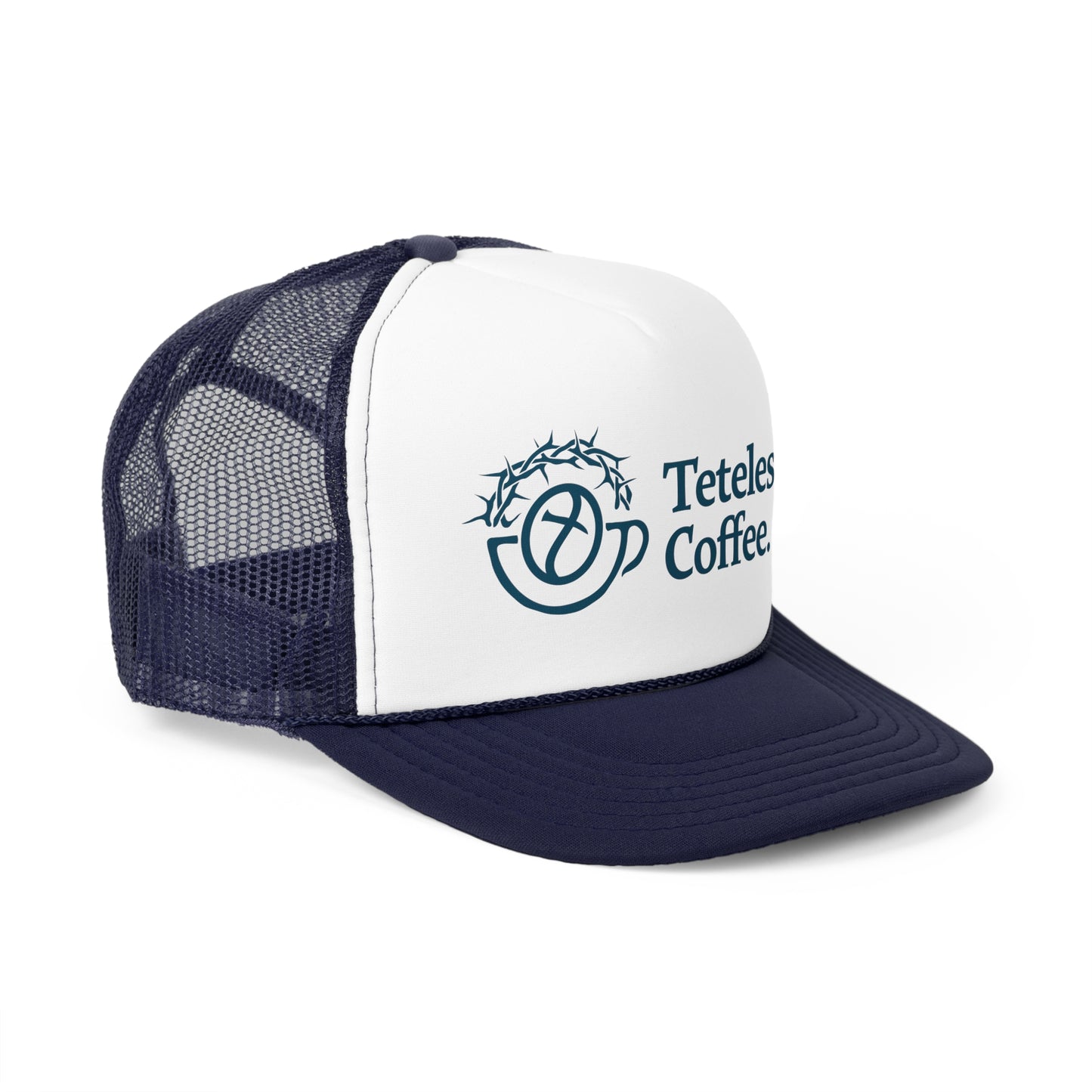 Tetelestai Coffee Trucker Cap - Stylish Coffee Lovers Hat for Casual Outings and Events