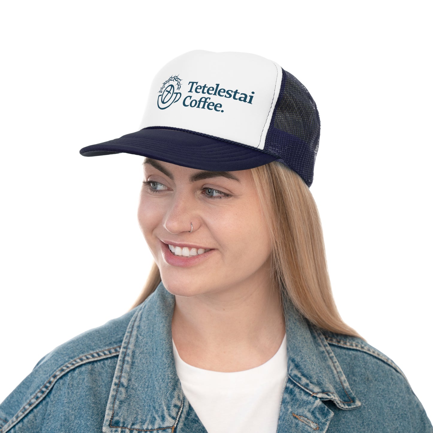 Tetelestai Coffee Trucker Cap - Stylish Coffee Lovers Hat for Casual Outings and Events