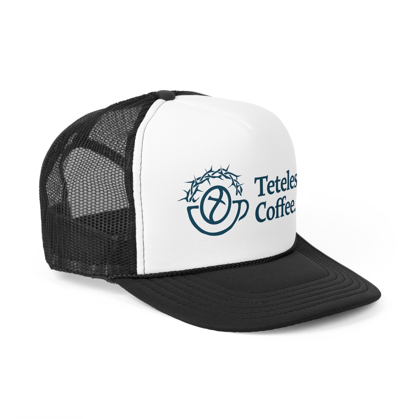 Tetelestai Coffee Trucker Cap - Stylish Coffee Lovers Hat for Casual Outings and Events