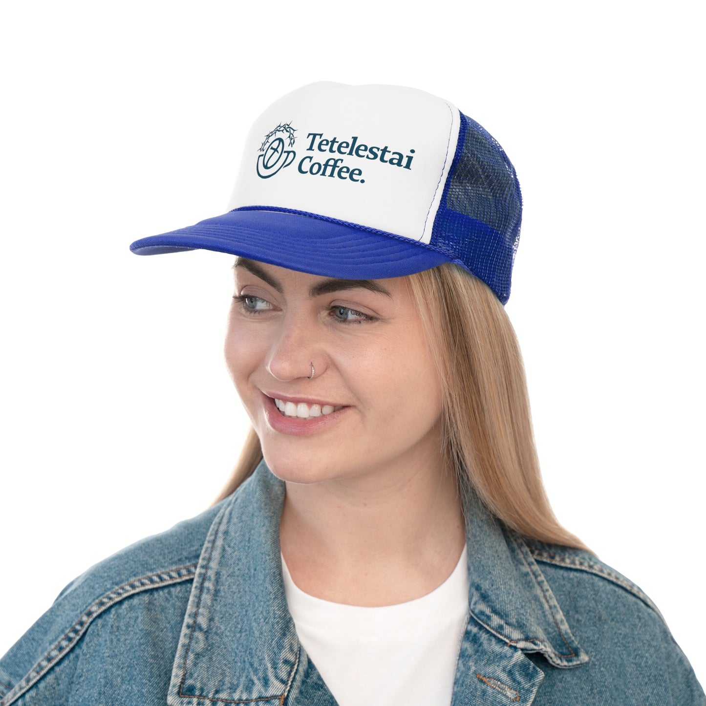 Tetelestai Coffee Trucker Cap - Stylish Coffee Lovers Hat for Casual Outings and Events